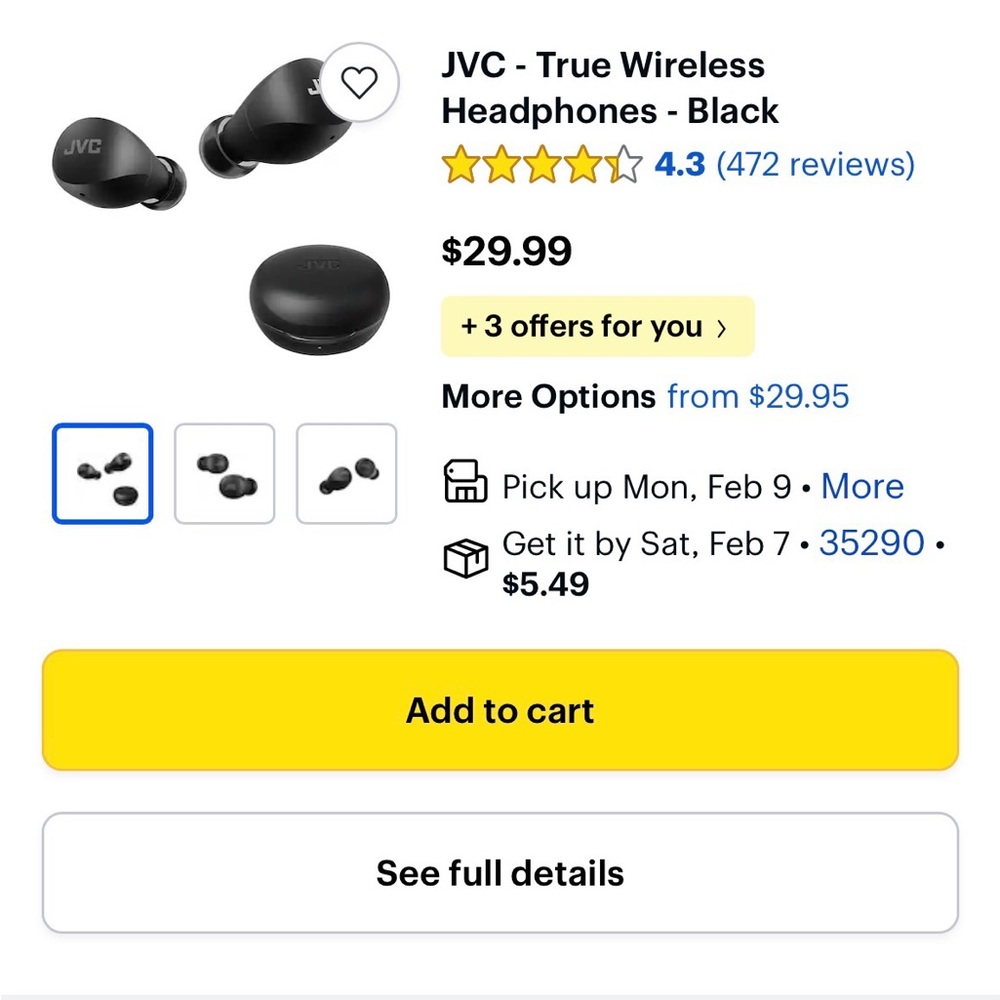 JVC Wireless Earbuds - Picture 5 of 5